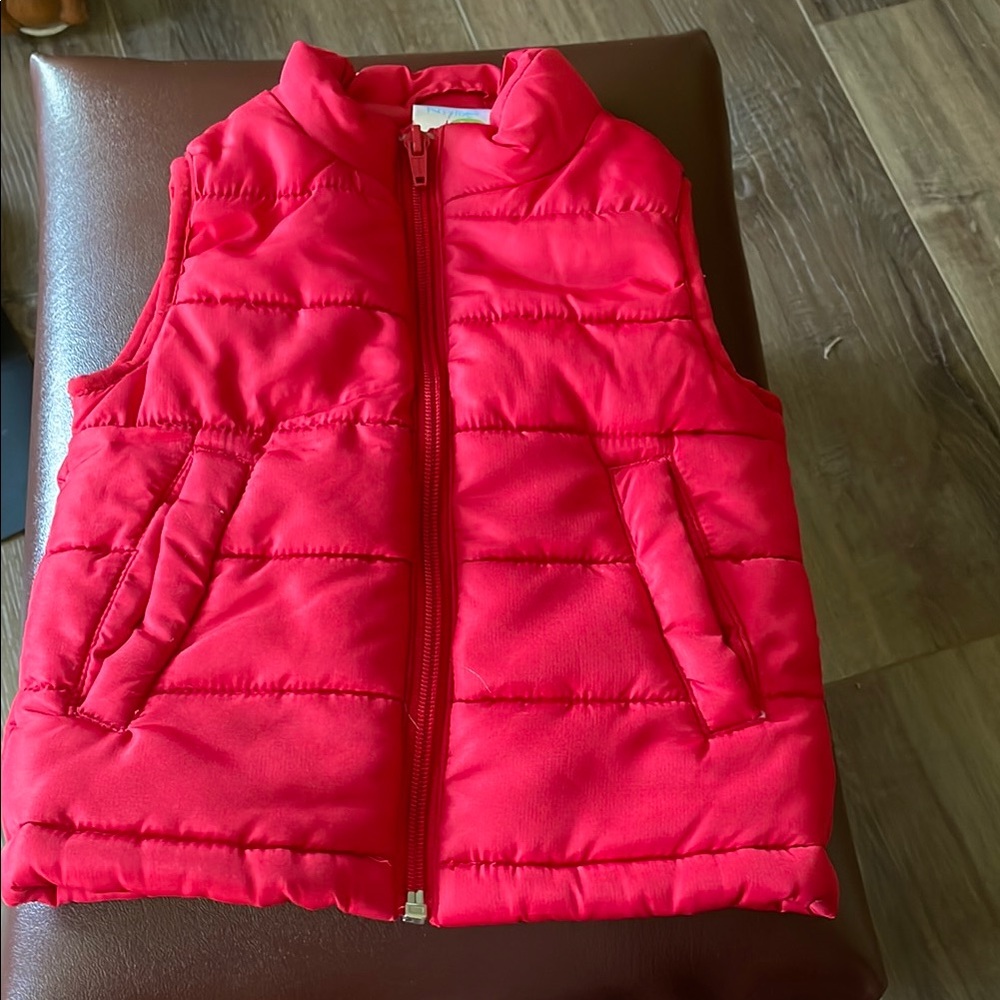 Nursery Rhyme Red Puffer Vest 12M